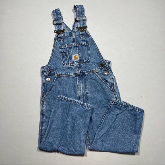 Carhartt overalls kids size 4. - Picture 1 of 9